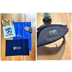 UPenn 5 items Charging Pad, Tote, Pillowcase, LaundryBag, Penn Quaker, Fanny Pak